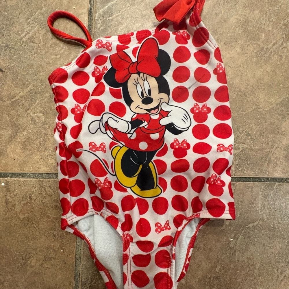 Red Polka Dot Minnie Mouse Swimsuit